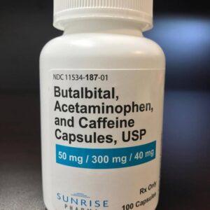 Butalbital ist in Europa online erhältlich. ist ein kurz- bis mittellang wirkendes Barbiturat, das die Aktivität erregbarer Gewebe reversibel hemmt.