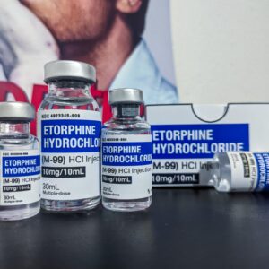 Etorphinhydrochlorid M99 10 mg/ml online erhältlich rezeptfrei.ist definiert als ein hochpotentes Morphinderivat, das als Atemdepressivum wirkt.