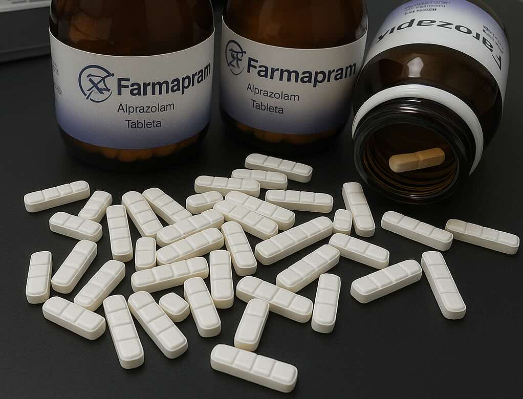 Farmapram 2 mg online kaufen.Alprazolam ist ein hochpotentes, schnell wirkendes Benzodiazepin, das häufig zur Behandlung von Angstsymptomen eingesetzt wird.